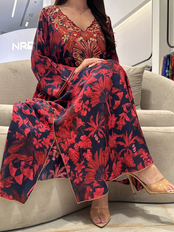 Pure Silk M5awar embroidery